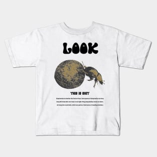 dung beetle Kids T-Shirt